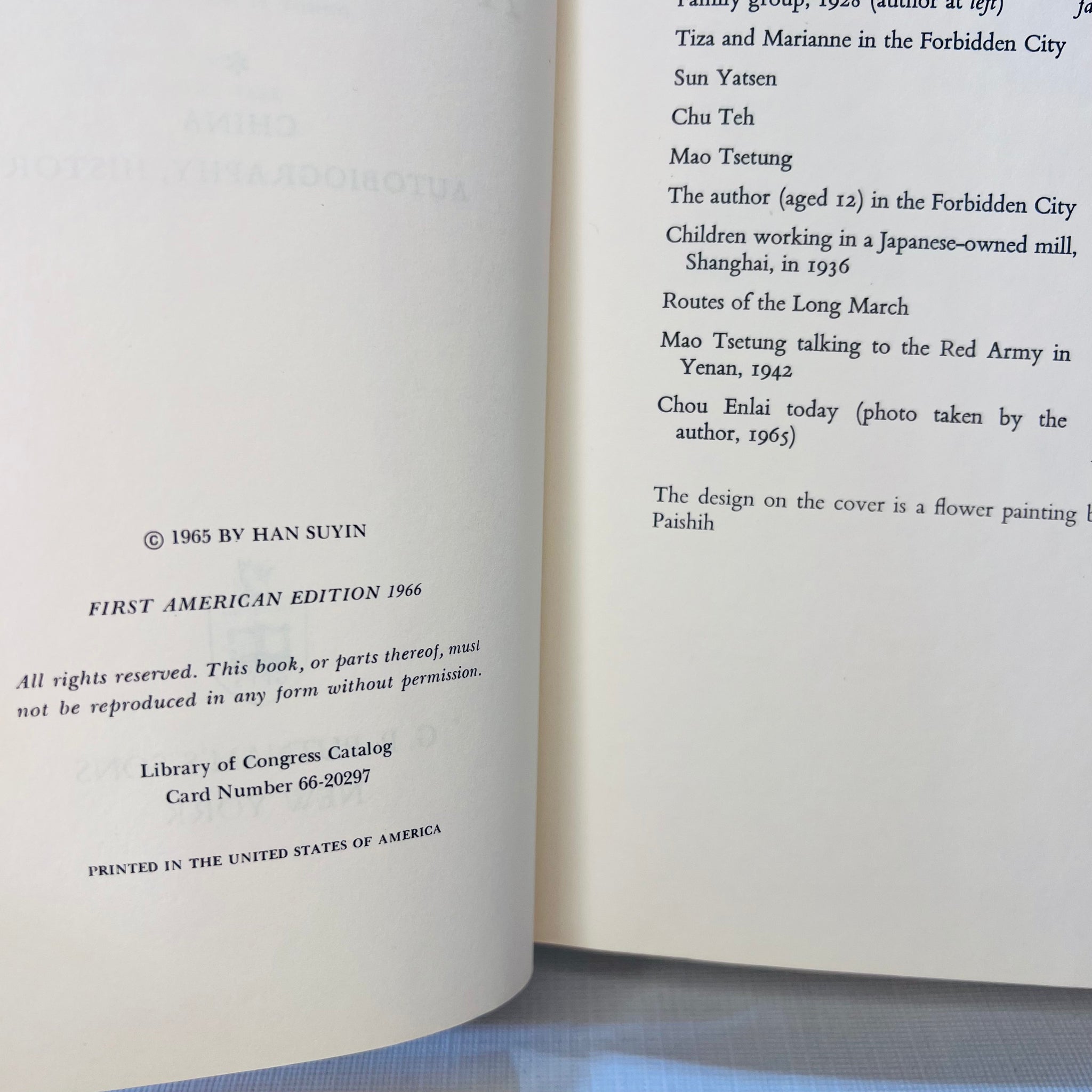 A Mortal Flower by Han Suyin 1966 Fst American Edition GP Putnams Sons