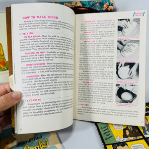 Vintage Cooking Ephemera — Mid-Century Recipe Booklet Bundle (1950s–1960s) — Jell-O, Borden’s, Pillsbury, Fleischmann’s | Advertising Recipes, Culinary Ephemera