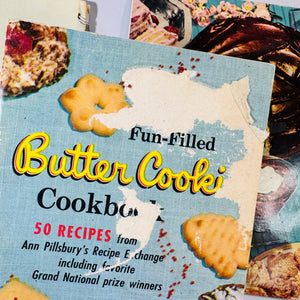 Vintage Cooking Ephemera — Mid-Century Recipe Booklet Bundle (1950s–1960s) — Jell-O, Borden’s, Pillsbury, Fleischmann’s | Advertising Recipes, Culinary Ephemera