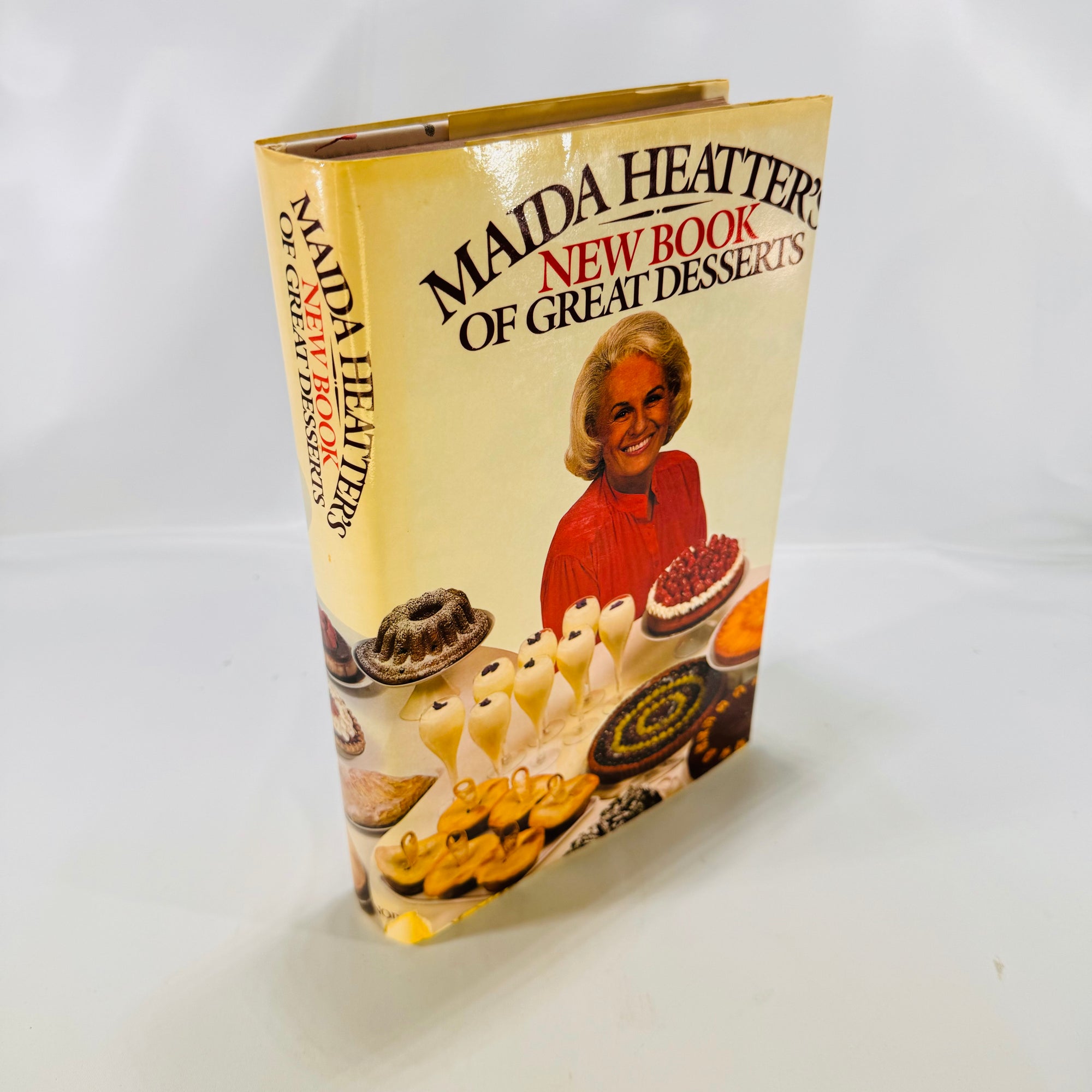 Two Maida Heatter's Cook Books Book of Great Cookies (1977) & New Book of Great Desserts (1982) Hardcover