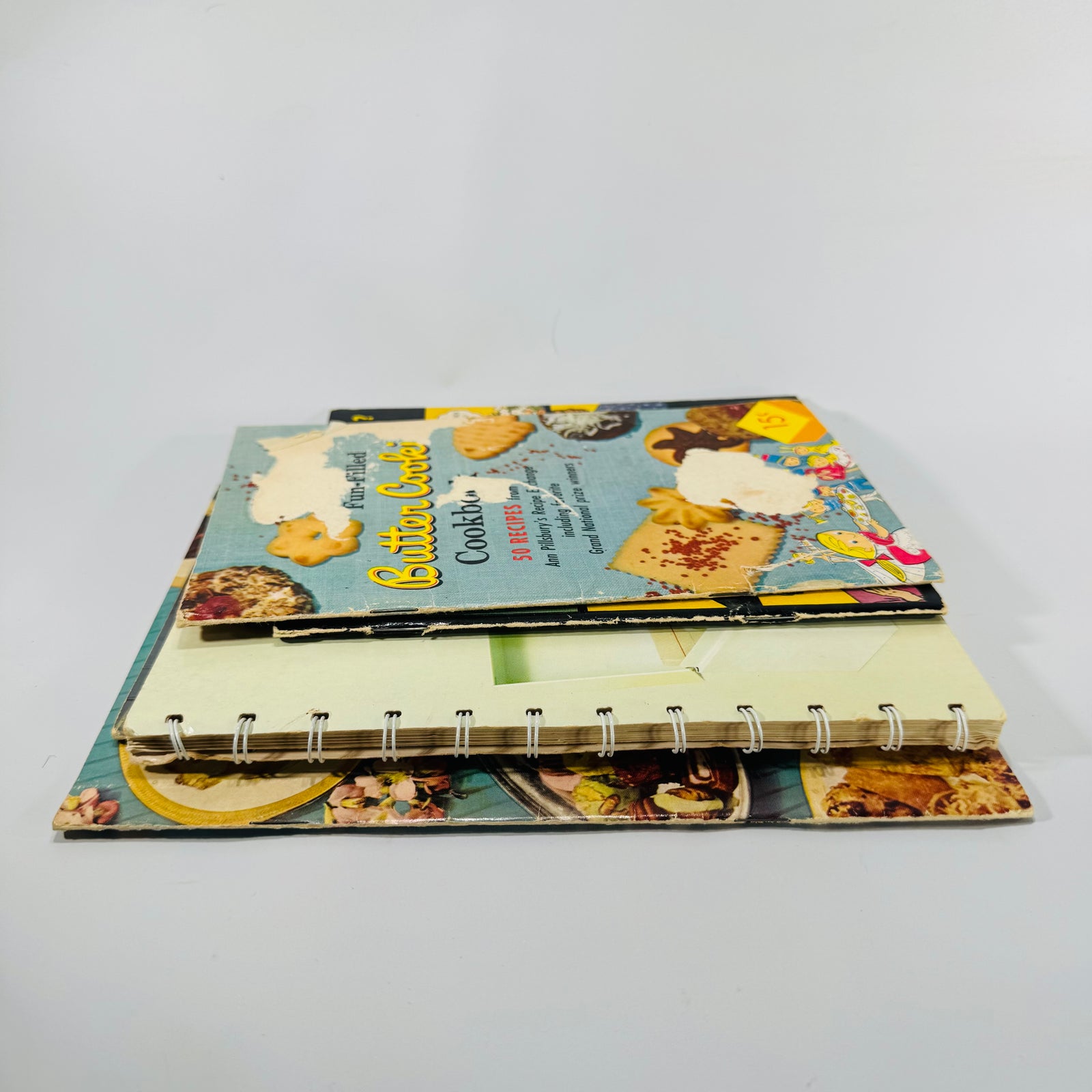 Vintage Cooking Ephemera — Mid-Century Recipe Booklet Bundle (1950s–1960s) — Jell-O, Borden’s, Pillsbury, Fleischmann’s | Advertising Recipes, Culinary Ephemera