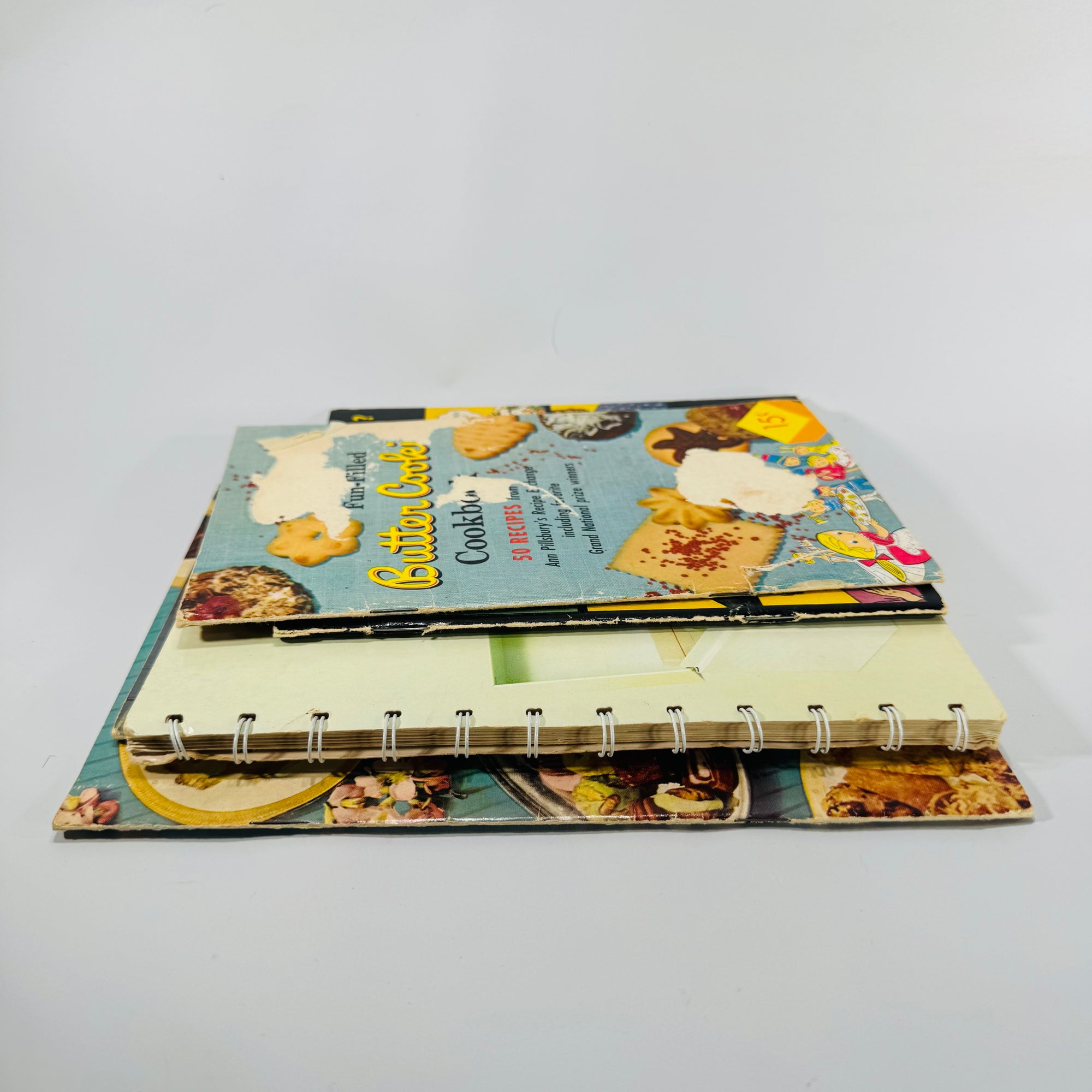 Vintage Cooking Ephemera — Mid-Century Recipe Booklet Bundle (1950s–1960s) — Jell-O, Borden’s, Pillsbury, Fleischmann’s | Advertising Recipes, Culinary Ephemera