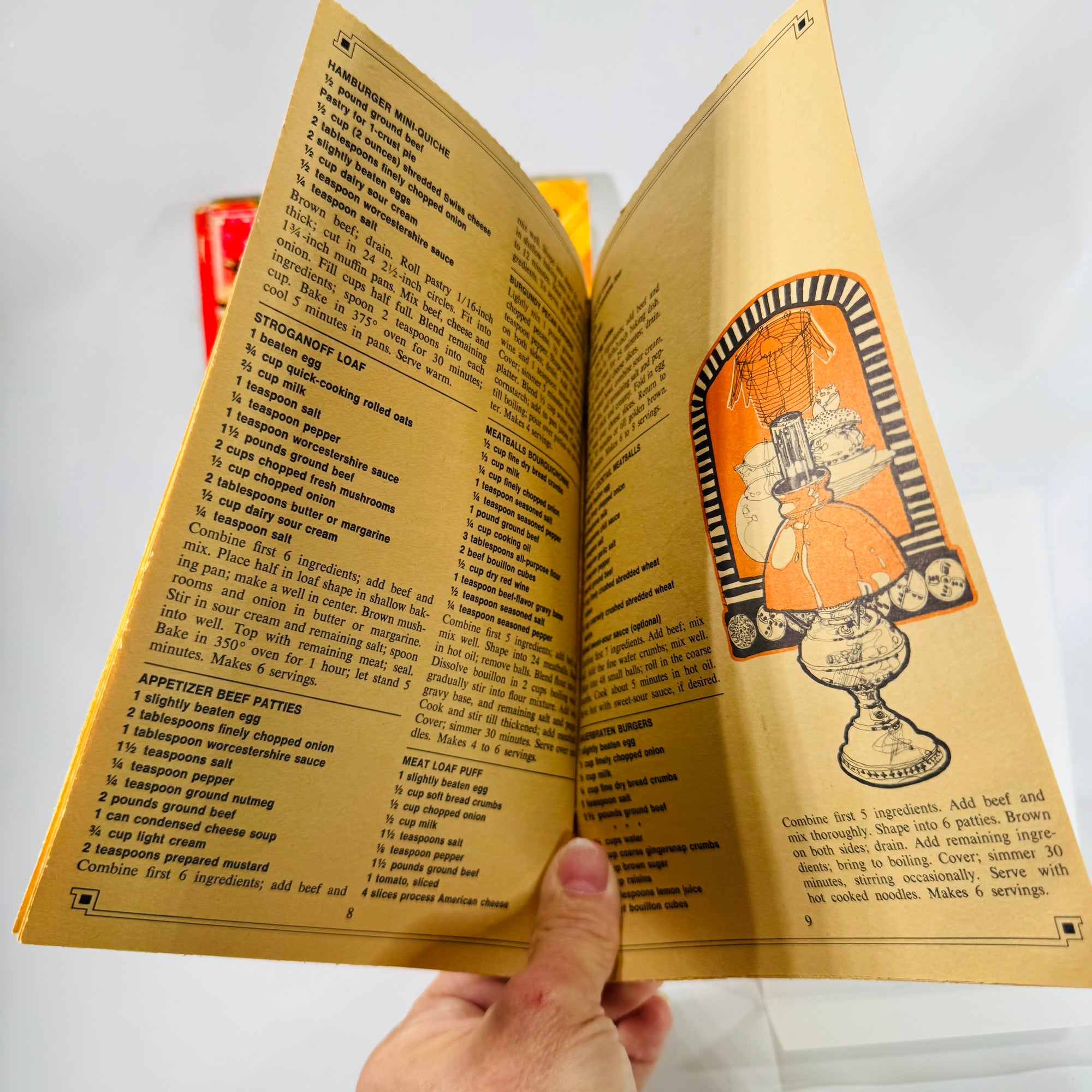 Vintage Church Cookbook Bundle — Meals from the Manse + 50 All-Time Great Hamburger Recipes — Zondervan & Better Homes | Community Recipes