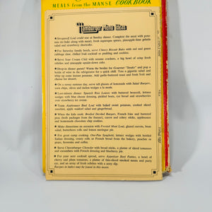 Vintage Church Cookbook Bundle — Meals from the Manse + 50 All-Time Great Hamburger Recipes — Zondervan & Better Homes | Community Recipes