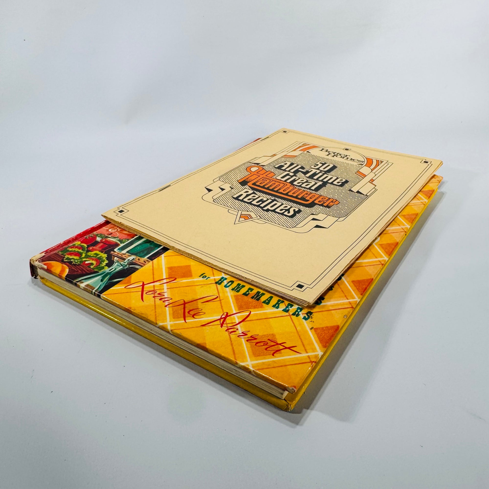 Vintage Church Cookbook Bundle — Meals from the Manse + 50 All-Time Great Hamburger Recipes — Zondervan & Better Homes | Community Recipes