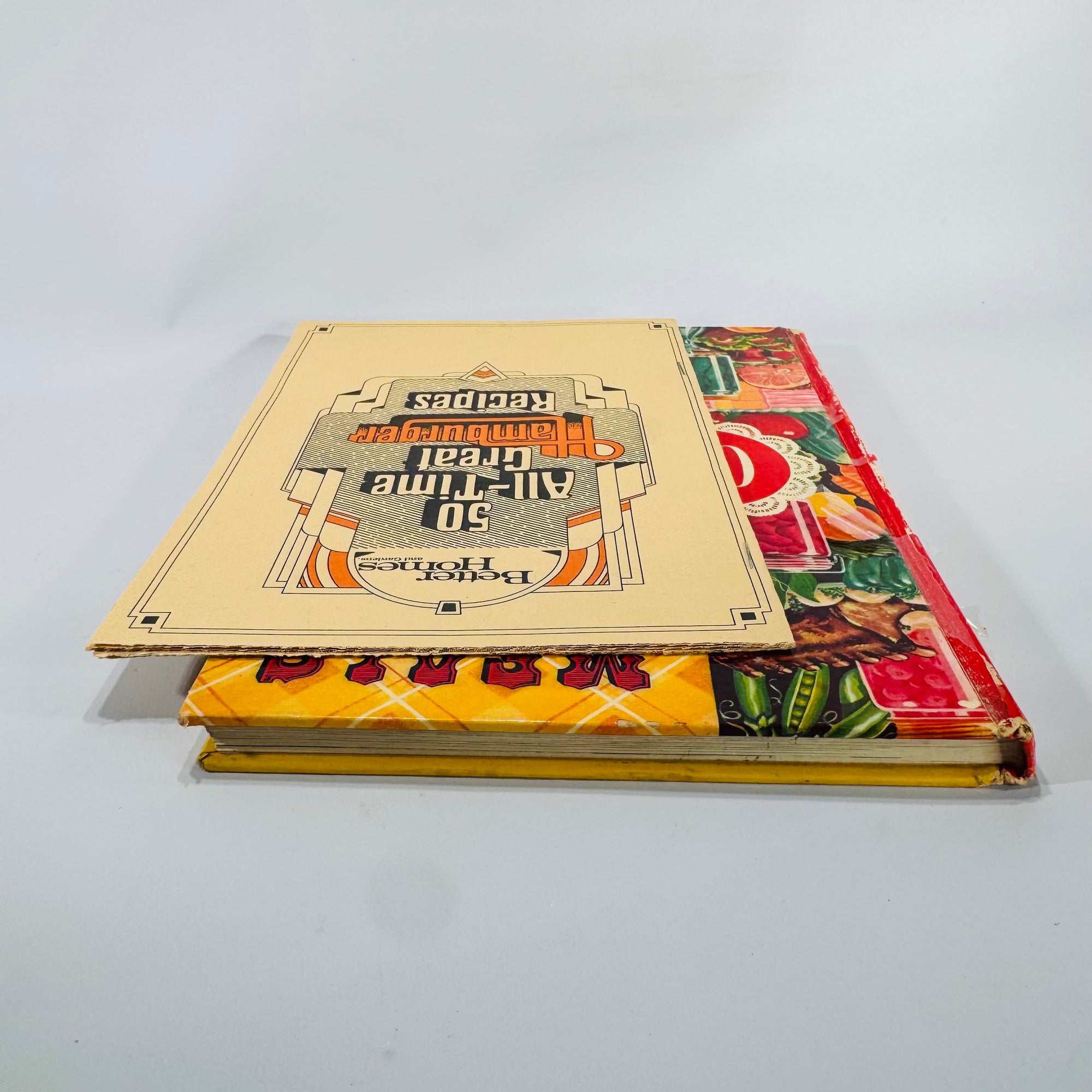 Vintage Church Cookbook Bundle — Meals from the Manse + 50 All-Time Great Hamburger Recipes — Zondervan & Better Homes | Community Recipes