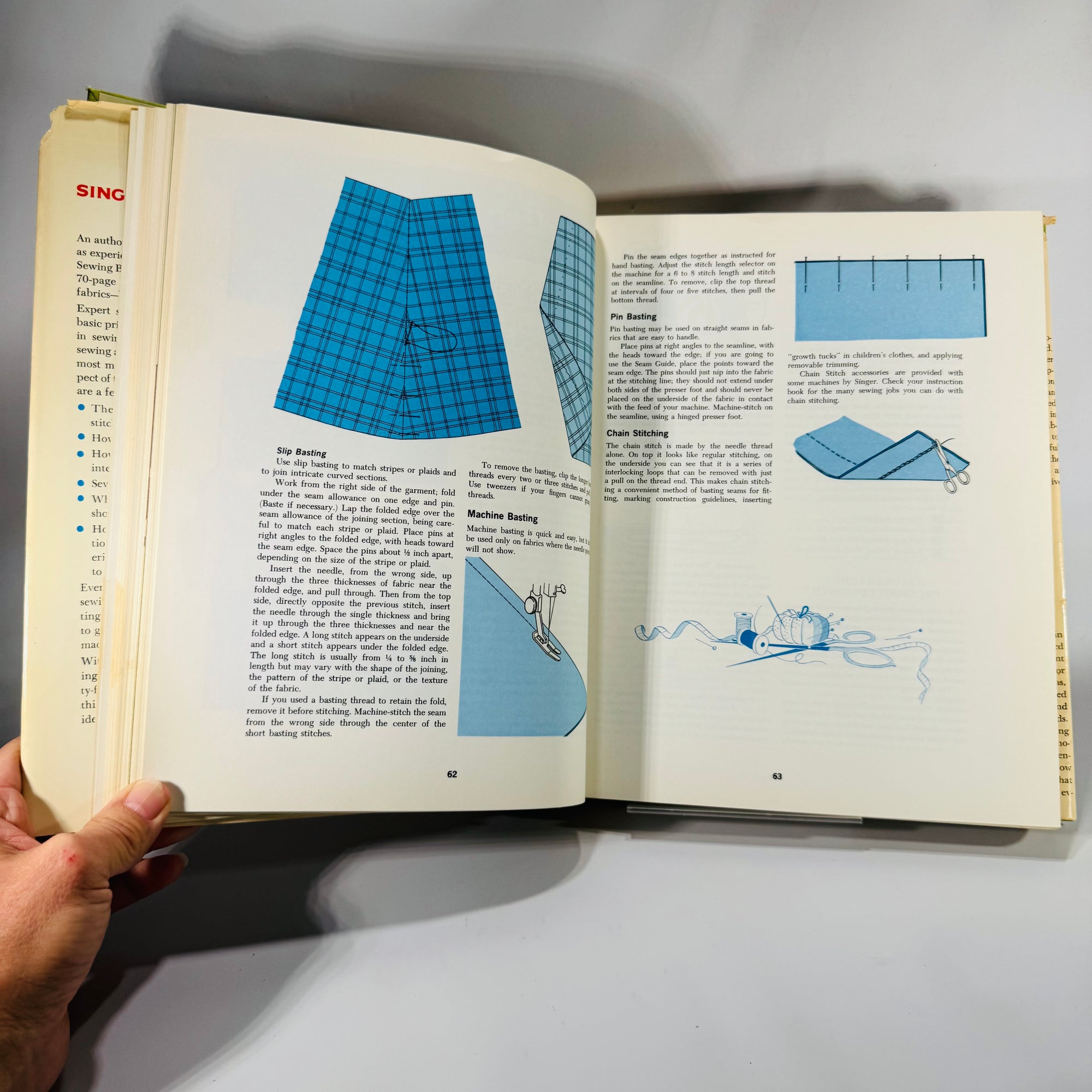 Vintage Sewing Instruction • Singer Sewing Book (1972, Revised Edition) — Jessie Hutton & Gladys Cunningham | Illustrated Techniques, Sewing Reference
