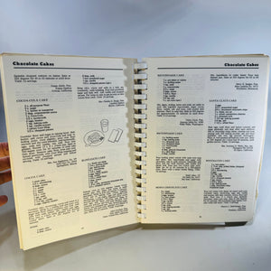 Beta Sigma Phi International Cookbook Desserts — 1968 Spiral Bound Vintage Recipes Party Beverages