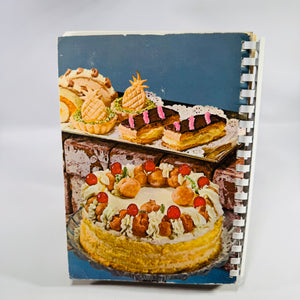 Beta Sigma Phi International Cookbook Desserts — 1968 Spiral Bound Vintage Recipes Party Beverages
