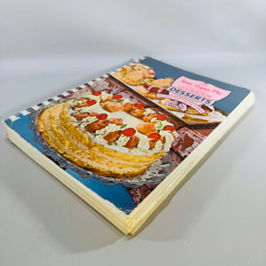 Beta Sigma Phi International Cookbook Desserts — 1968 Spiral Bound Vintage Recipes Party Beverages