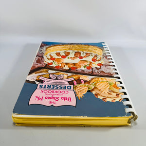 Beta Sigma Phi International Cookbook Desserts — 1968 Spiral Bound Vintage Recipes Party Beverages
