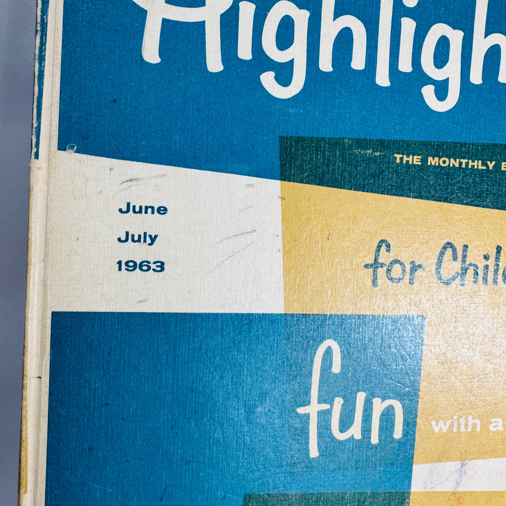 Vintage Children’s Educational Annuals — Highlights for Children (1963 Issues) — Set of 4 | Illustrated Activities & Stories, Children’s Educational