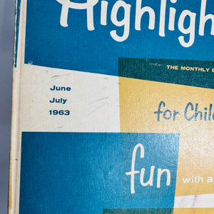 Vintage Children’s Educational Annuals — Highlights for Children (1963 Issues) — Set of 4 | Illustrated Activities & Stories, Children’s Educational