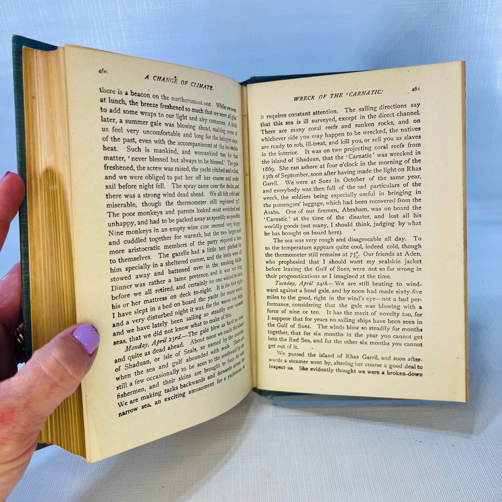 A Voyage of The Sunbeam Our Home on the Ocean for Eleven Month by Lady Brassey Profusely Illustrated No Publishing Date Found Homewood Publishing Company
