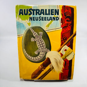 German Vintage Travel Book Australia New Zealand — 1920s Illustrated, Collector Cards