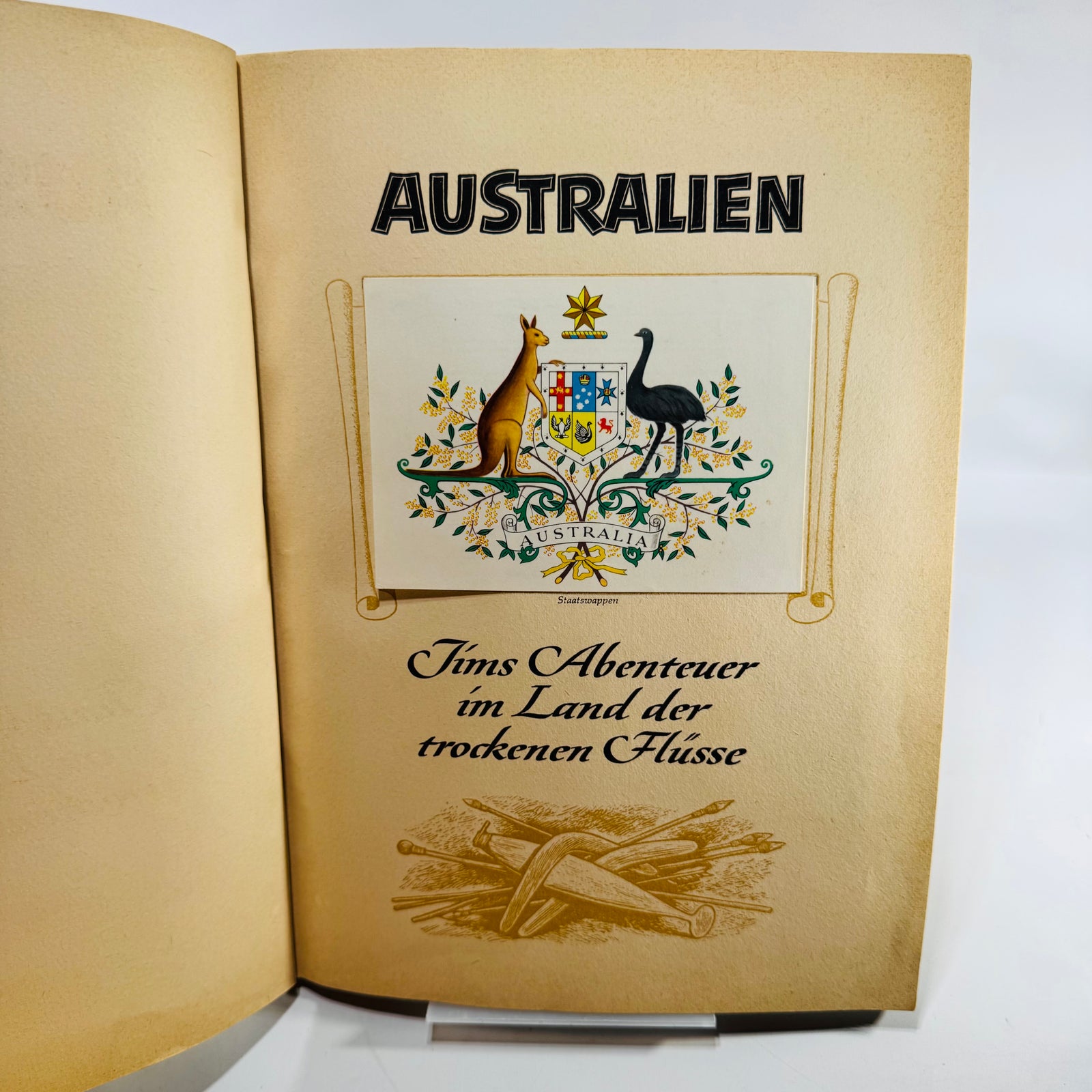 German Vintage Travel Book Australia New Zealand — 1920s Illustrated, Collector Cards