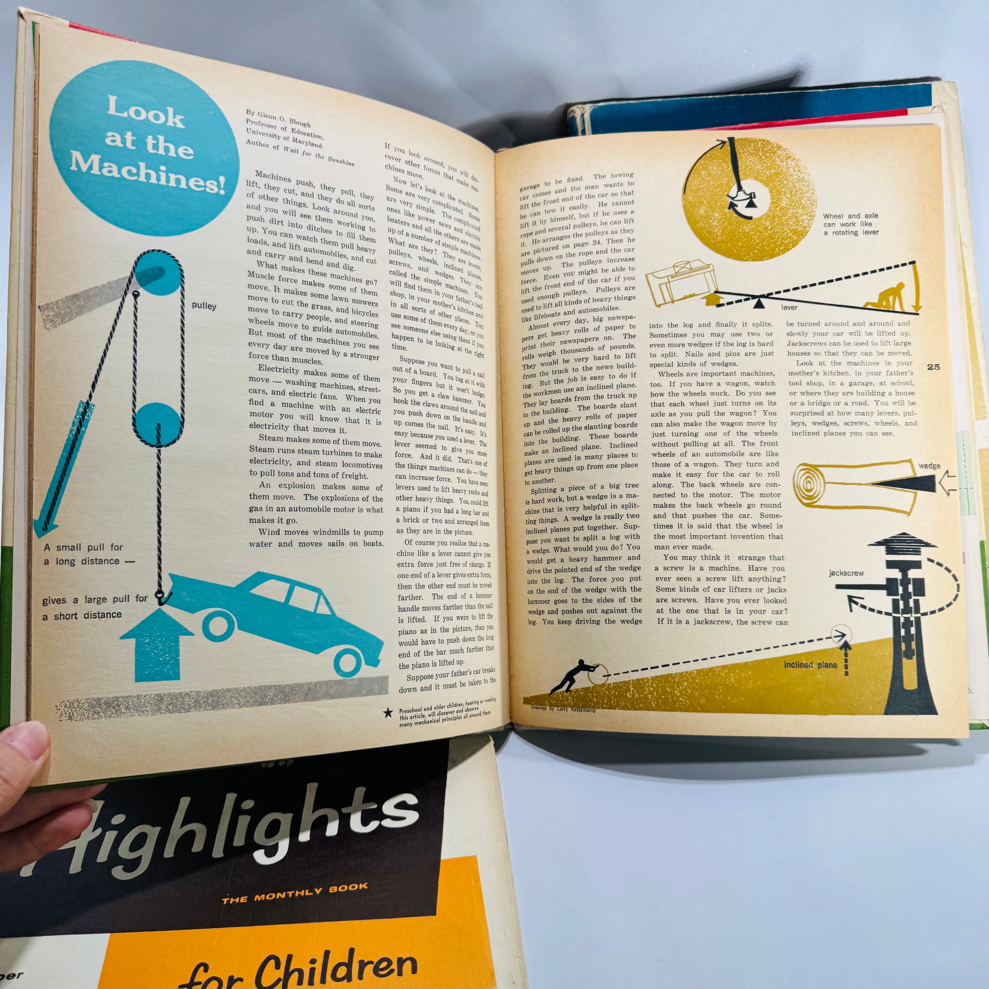 Vintage Children’s Educational Annuals — Highlights for Children (1963 Issues) — Set of 4 | Illustrated Activities & Stories, Children’s Educational