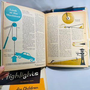 Vintage Children’s Educational Annuals — Highlights for Children (1963 Issues) — Set of 4 | Illustrated Activities & Stories, Children’s Educational