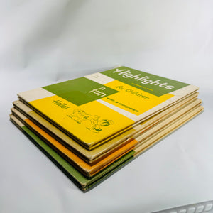 Vintage Children’s Educational Annuals — Highlights for Children (1963 Issues) — Set of 4 | Illustrated Activities & Stories, Children’s Educational