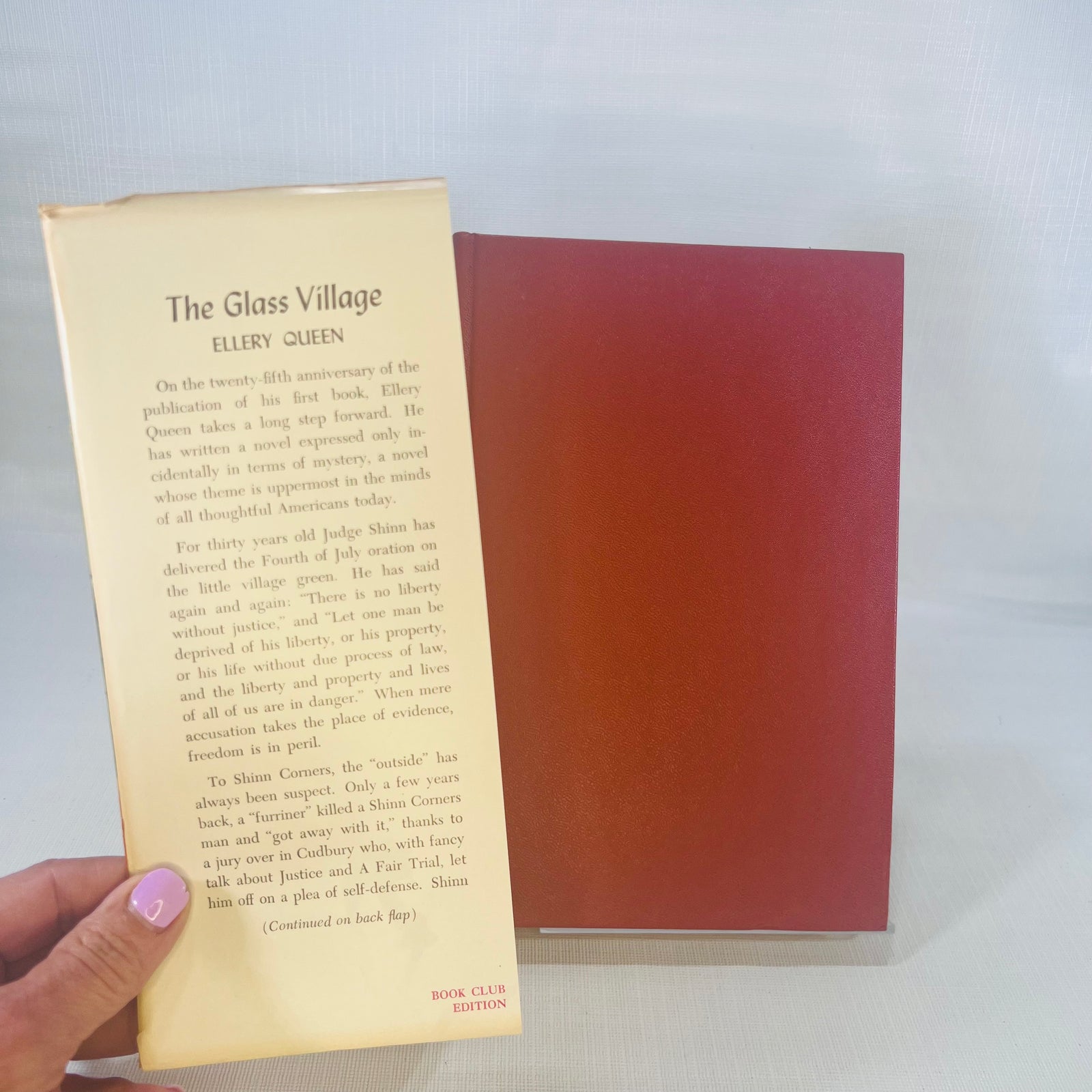The Glass Village by Ellery Queen 1954 Little Brown and Company
