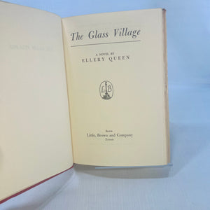 The Glass Village by Ellery Queen 1954 Little Brown and Company