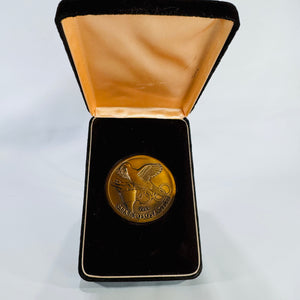 1984 Sarajevo–Los Angeles Olympic Commemorative Medal in Original Velvet Case