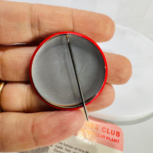 Big Rock Point Nuclear Plant Inspectors Club Certificate & Mighty Atom Club Pin – Vintage Atomic Age Ephemera