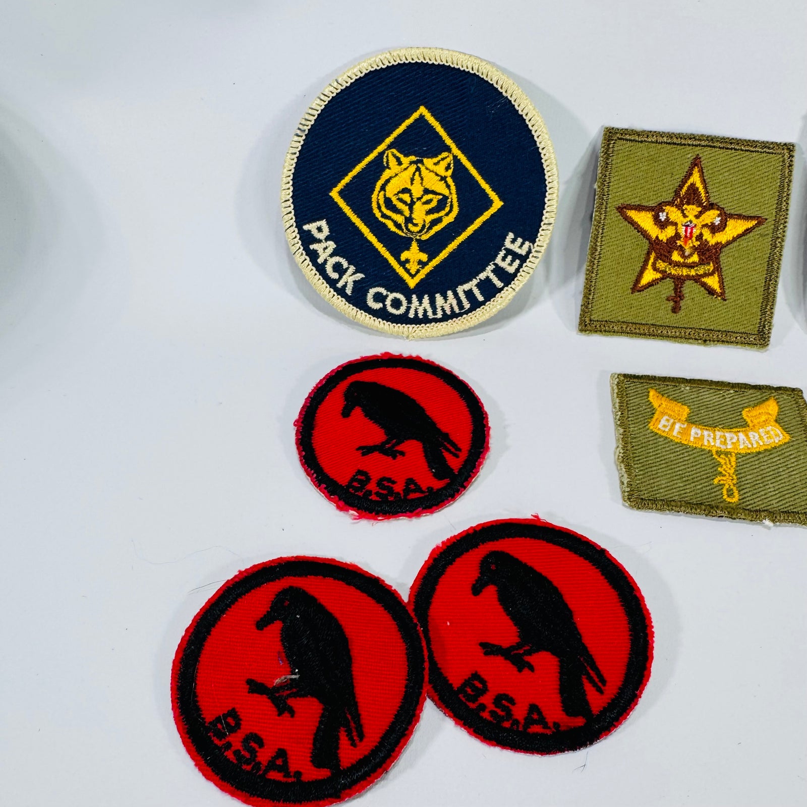 Vintage Boy Scout Patch Lot – BSA Pack Committee & Uniform Patches