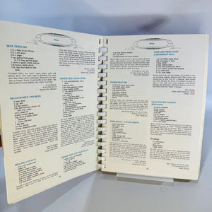Vintage 1978 Recipes from the World of Beta Sigma Phi Cookbook Spiral Bound Sorority Recipe Book