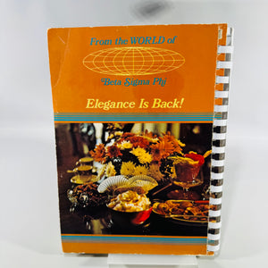 Vintage 1978 Recipes from the World of Beta Sigma Phi Cookbook Spiral Bound Sorority Recipe Book