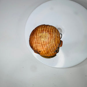 Vintage ANRI Hand-Carved Wooden Bottle Stopper | Italian Breweriana Barware c.1912–1960s