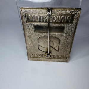 Vintage Pinkerton Security Services Badge Pin (1855 Commemorative)
