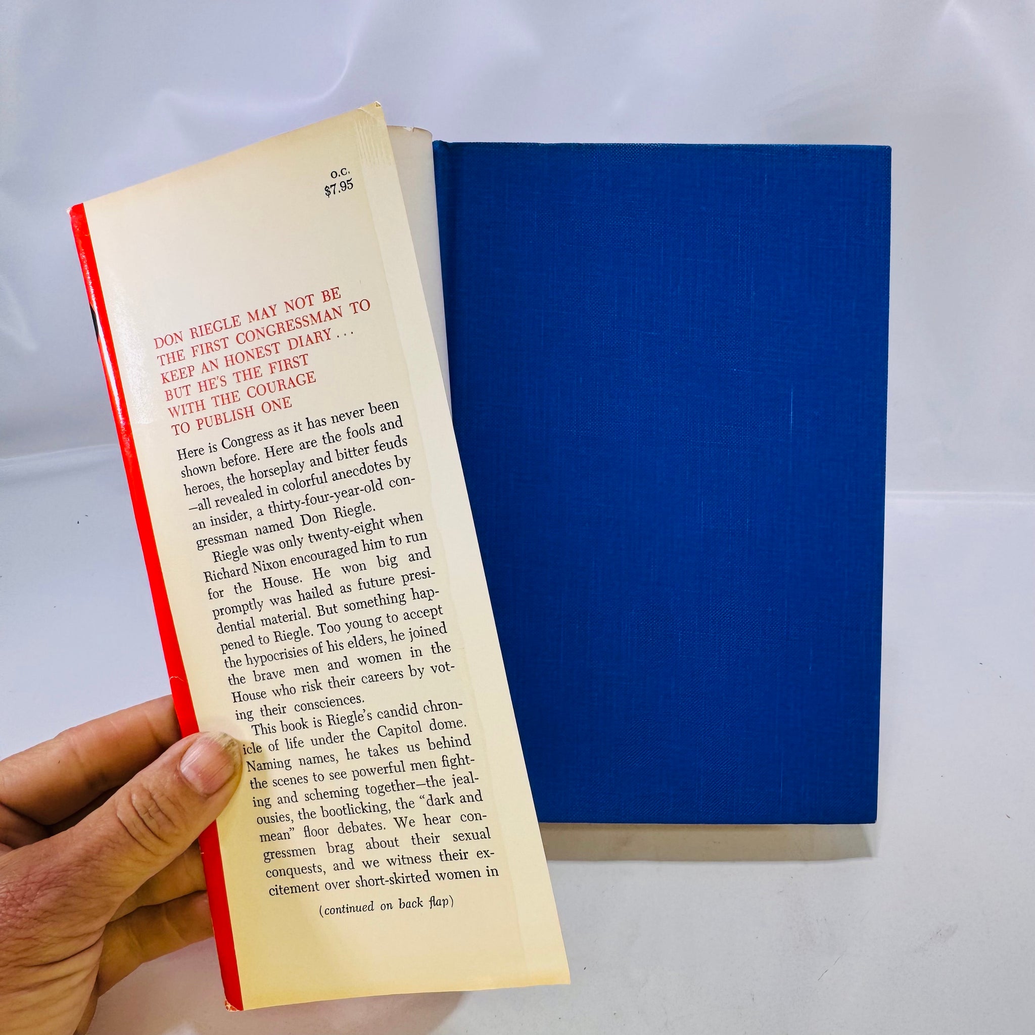 O Congress Donald Riegle with Trevor Armbrister 1972 Doubleday & Co ...