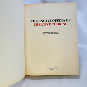 The Encyclopedia of Creative Cooking edited by Charlotte Turgeon 1980 First Edition Hardcover