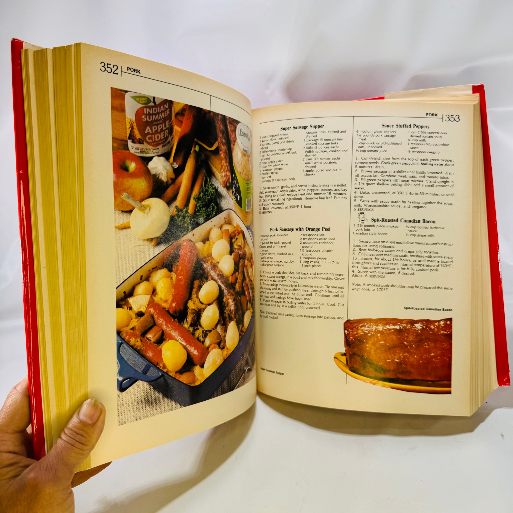 The Culinary Arts Institute Cookbook: An Encyclopedia of Over 4400 Recipes & 500 Color Photographs 1989 Advance Publishers Large Hardcover