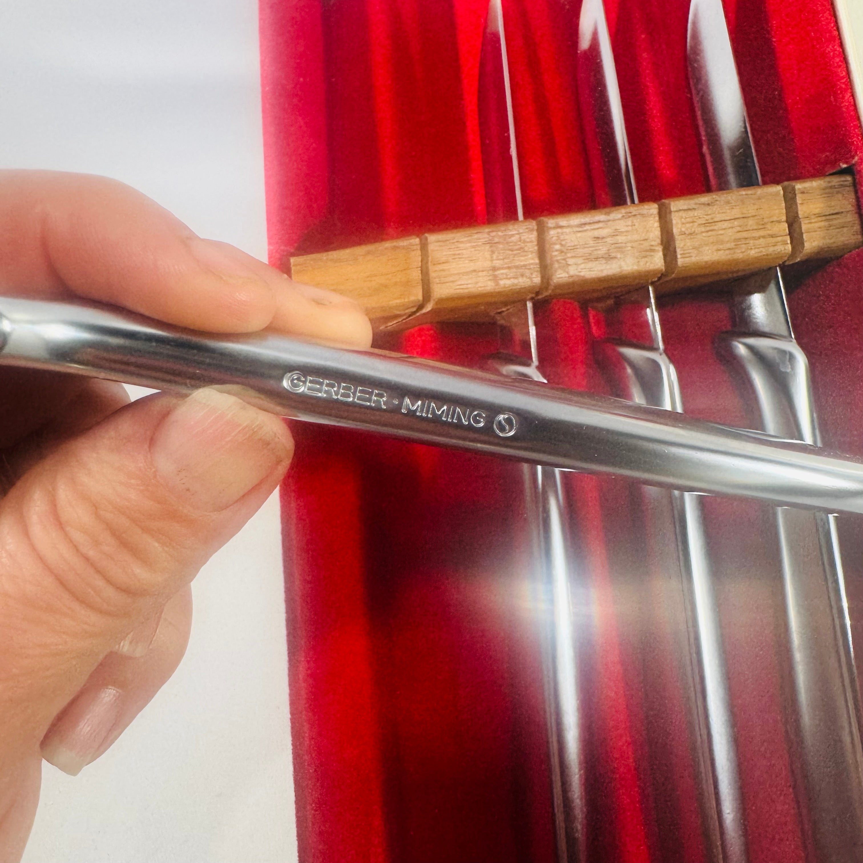 Vintage Gerber Miming Steak Knife Set of 4 - Reading Vintage
