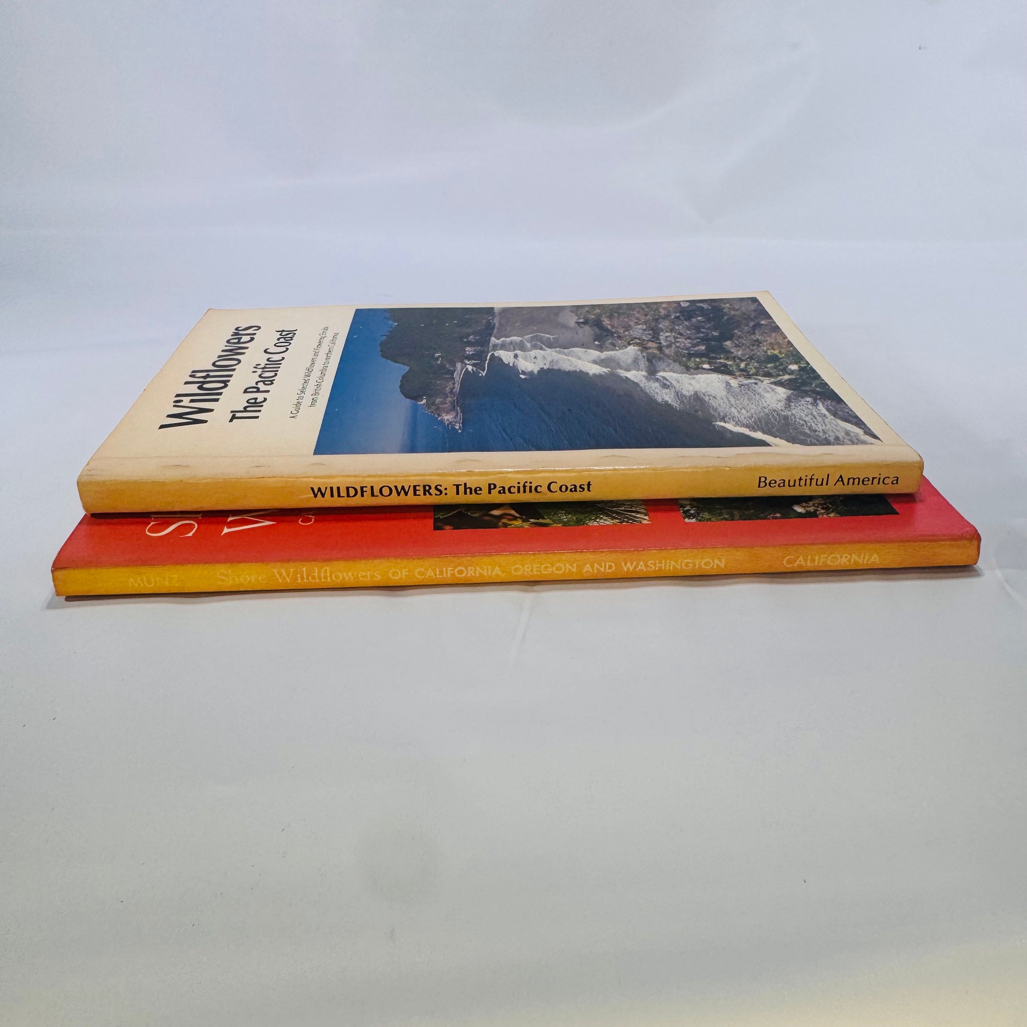 2 Vintage Wildflower Guidebooks – Pacific Coast & Shore Wildflowers (1964–1980), Paperback