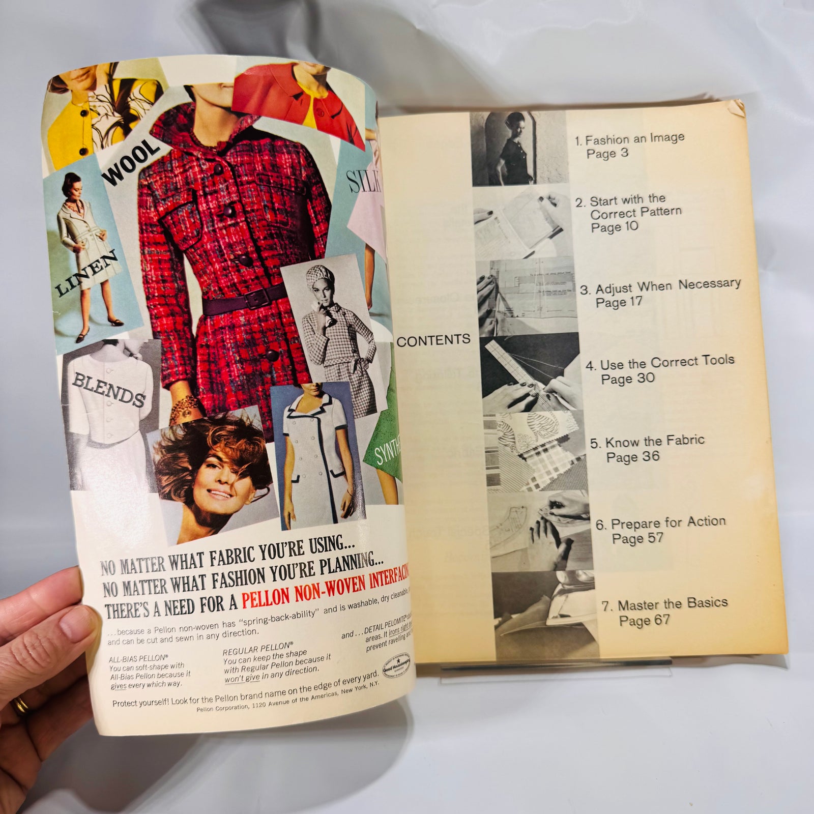 McCall's Step-by-Step Sewing Book (1966) Vintage Paperback Tailoring Guide