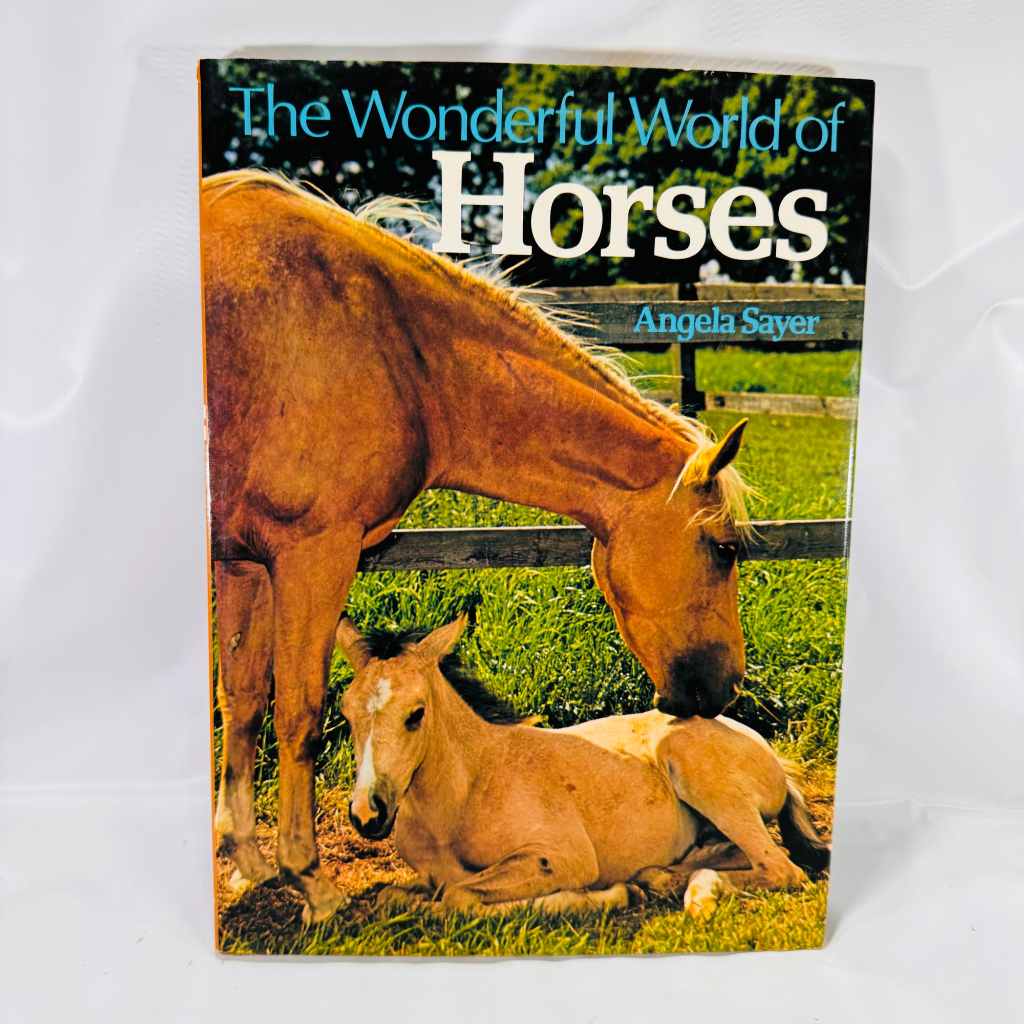 The Wonderful World of Horses by Angela Sayer 1976 Hamlyn Hardcover