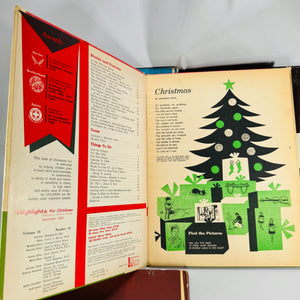 Mid-Century Children’s Decor Bundle — Highlights for Children Hardcover Set (1964) — 4 Volumes | Atomic Design,Children’s Literature & Americana