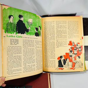 Mid-Century Children’s Decor Bundle — Highlights for Children Hardcover Set (1964) — 4 Volumes | Atomic Design,Children’s Literature & Americana