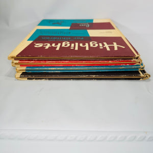 Mid-Century Children’s Decor Bundle — Highlights for Children Hardcover Set (1964) — 4 Volumes | Atomic Design,Children’s Literature & Americana