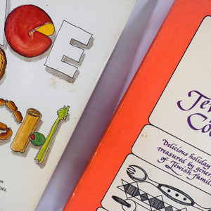 2 Vintage Jewish Cookbooks – Race to Nosh (1966) & A Festival of Jewish Cooking (1971), Hardcover with Dust Jackets