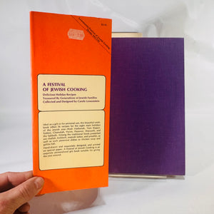2 Vintage Jewish Cookbooks – Race to Nosh (1966) & A Festival of Jewish Cooking (1971), Hardcover with Dust Jackets