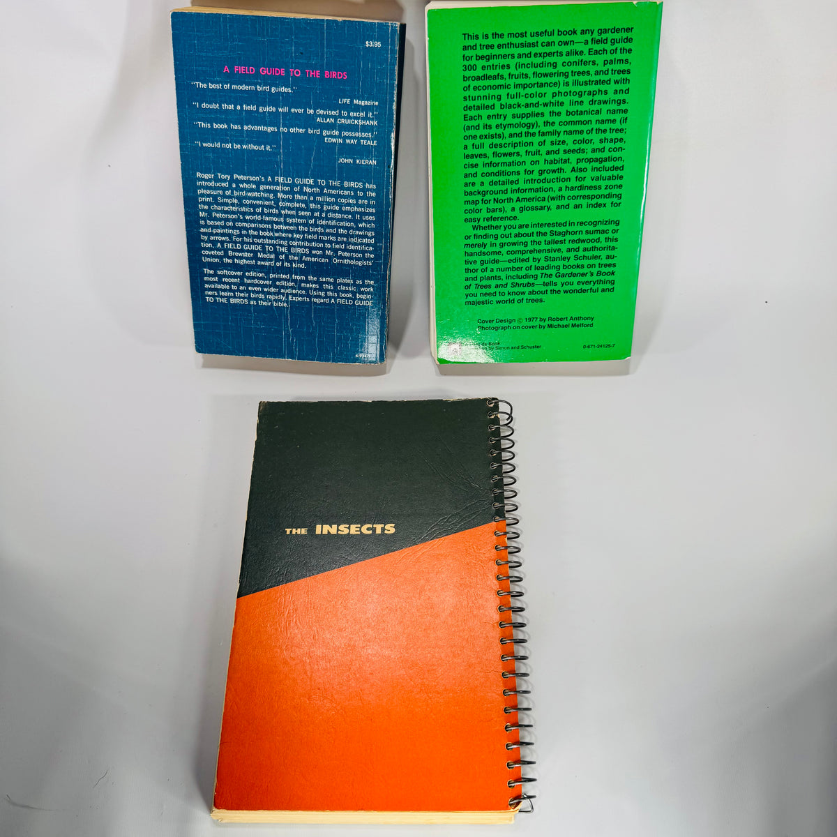Mid-Century Natural History Field Guide Book Set (1950s–1970s) — Peterson, Simon & Schuster, Jaques | Illustrated Science Classics, Natural History