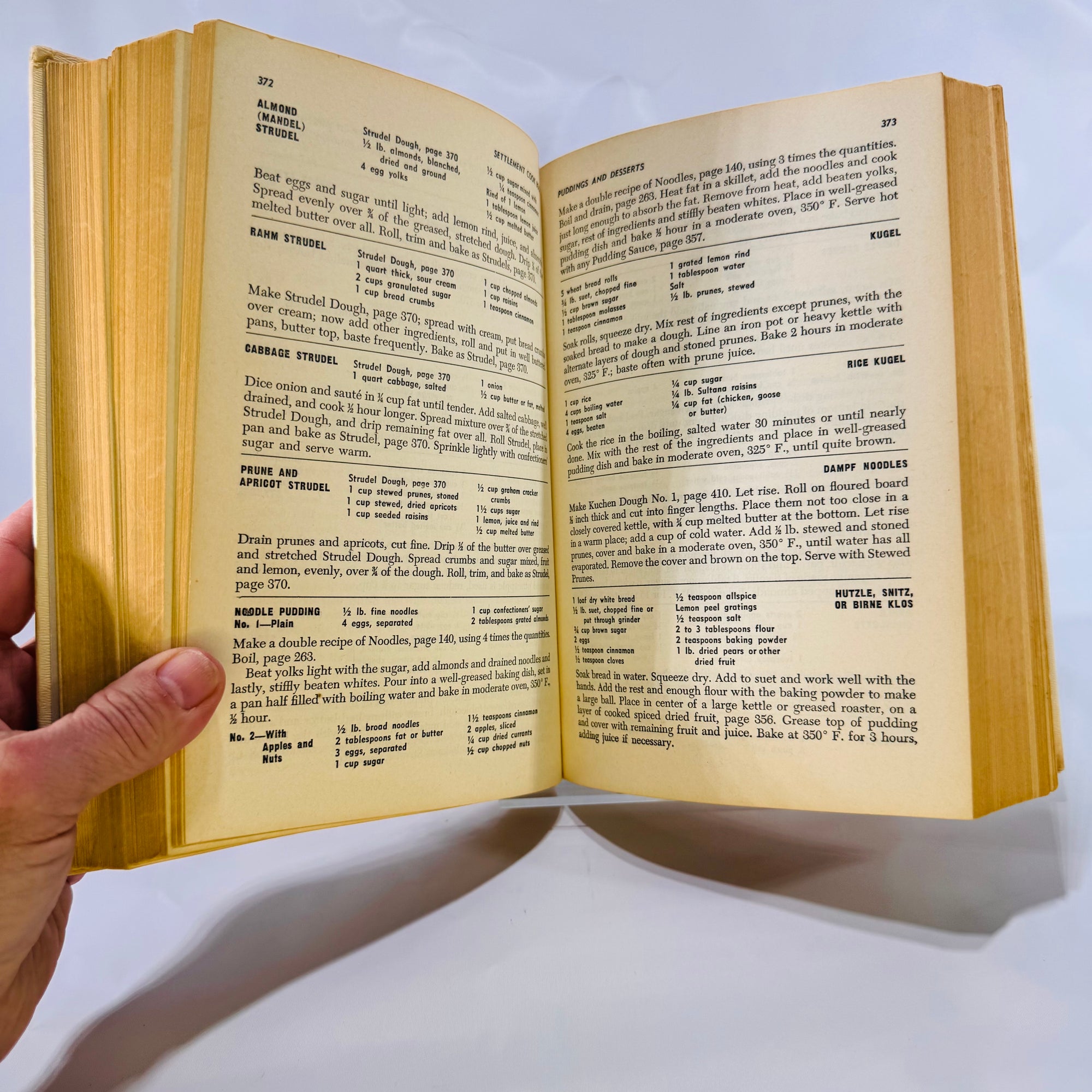 The New Settlement Cook Book by Mrs. Simon Kander (1954), Vintage Hardcover Cookbook