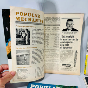 Mid-Century Popular Mechanics Magazine Bundle — June–December 1965 (4 Issues) — Popular Mechanics Editors | DIY, Space-Age Tech, Americana, Mid-Century Science & DIY Magazines