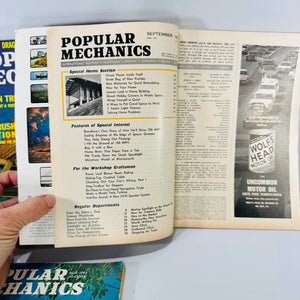 Mid-Century Popular Mechanics Magazine Bundle — June–December 1965 (4 Issues) — Popular Mechanics Editors | DIY, Space-Age Tech, Americana, Mid-Century Science & DIY Magazines