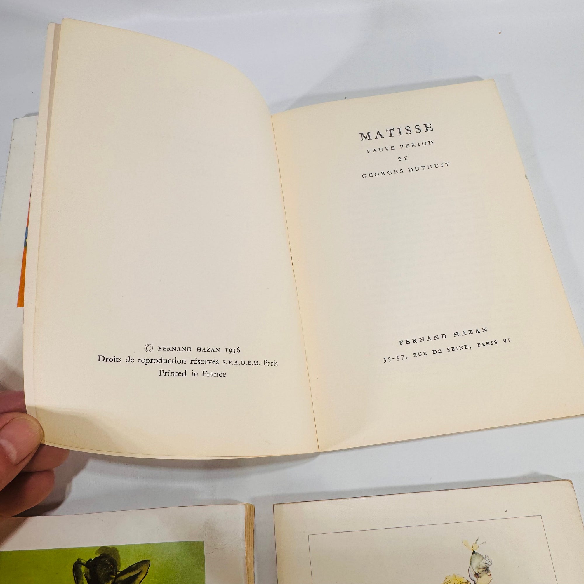 Fernand Hazan “abc” Art Book Set – Van Gogh, Matisse, Degas, Toulouse-Lautrec | Vintage Miniature Art Series
