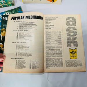 Mid-Century Popular Mechanics Magazine Bundle — June–December 1965 (4 Issues) — Popular Mechanics Editors | DIY, Space-Age Tech, Americana, Mid-Century Science & DIY Magazines